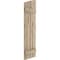 Ekena Millwork Riverwood 2 Board Joined Board-n-Batten w/Elliptical Top Faux Wood Shutters, 11W x 76H, PR SHUBJL11X76RWPR - alternate 5
